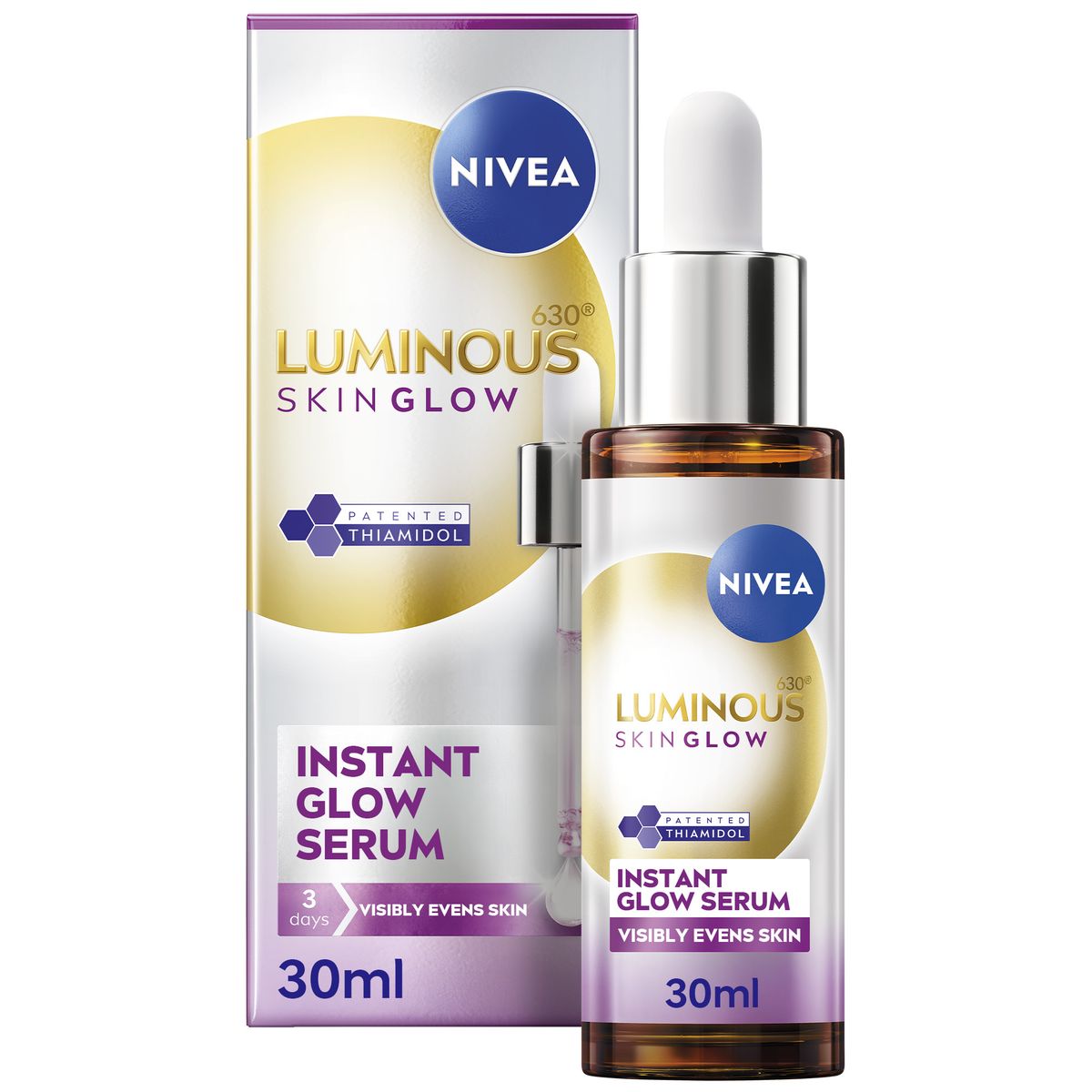 NIVEA LUMINOUS 630 SKIN GLOW INSTANT FACE SERUM ,DARK MARKS REDUCTION