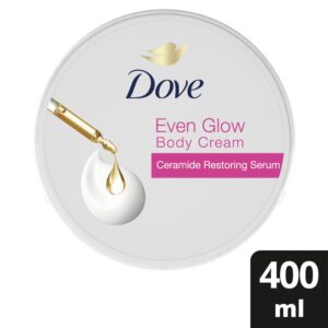 DOVE EVEN GLOW MOISTURIZING BODY CREAM 400ML