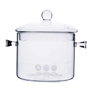 1.9L Transparent glass kitchen heat-resistant pot YWJ- 1265