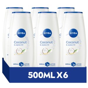 NIVEA CARE &COCONUT SHOWER CREAM BODY WASH WITH JOJOBA OIL
